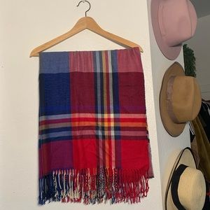 Abercrombie and Fitch large multi colored scarf
